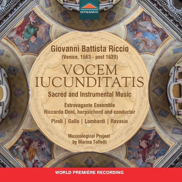 Estrovagante Ensemble, Anna Piroli, Maria Chiara Gallo, Massimo Lombardi, Alessandro Ravasio - Giovanni Battista Riccio: Vocem Iucunditatis (CD)