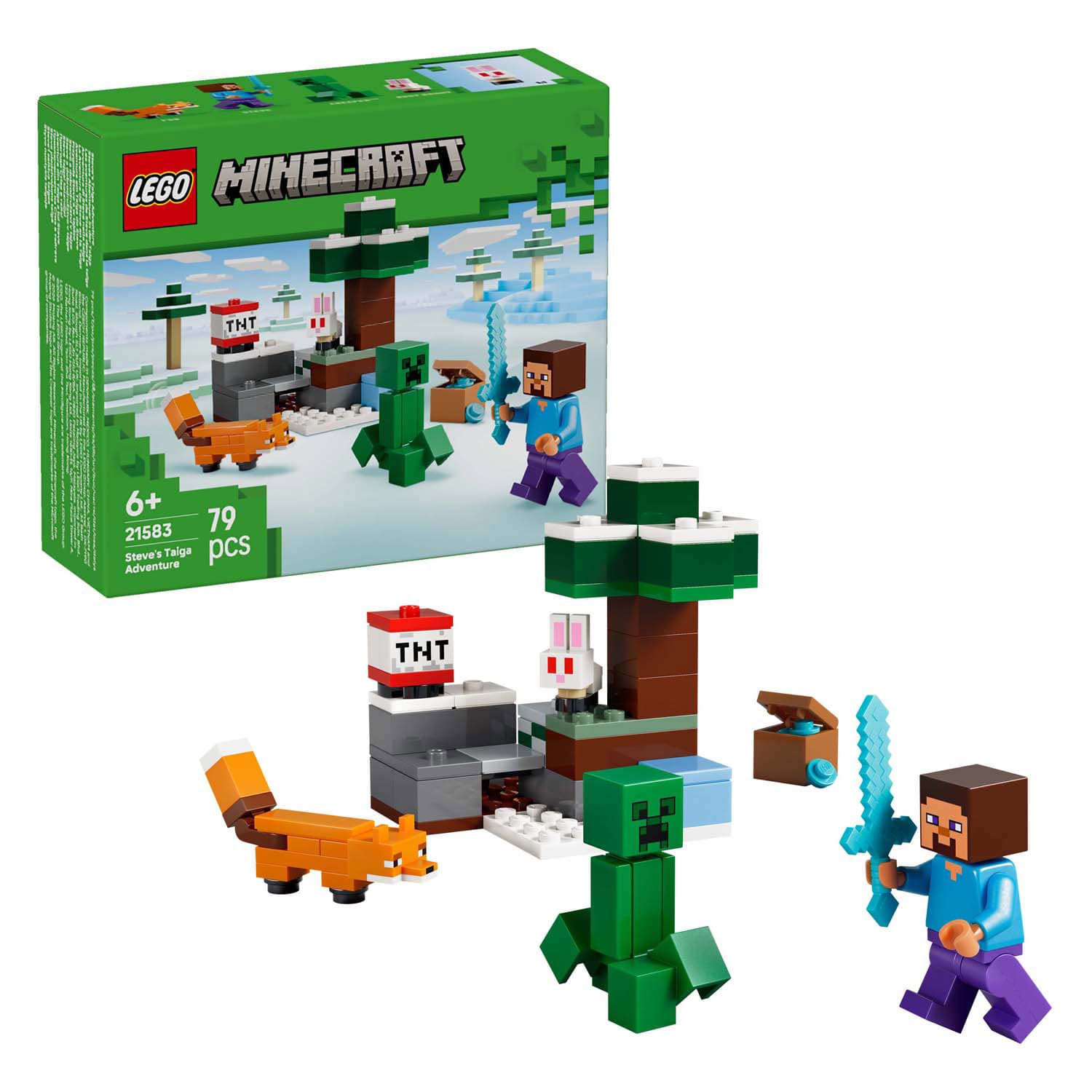 LEGO Minecraft 21583 Steves Taiga-avontuur