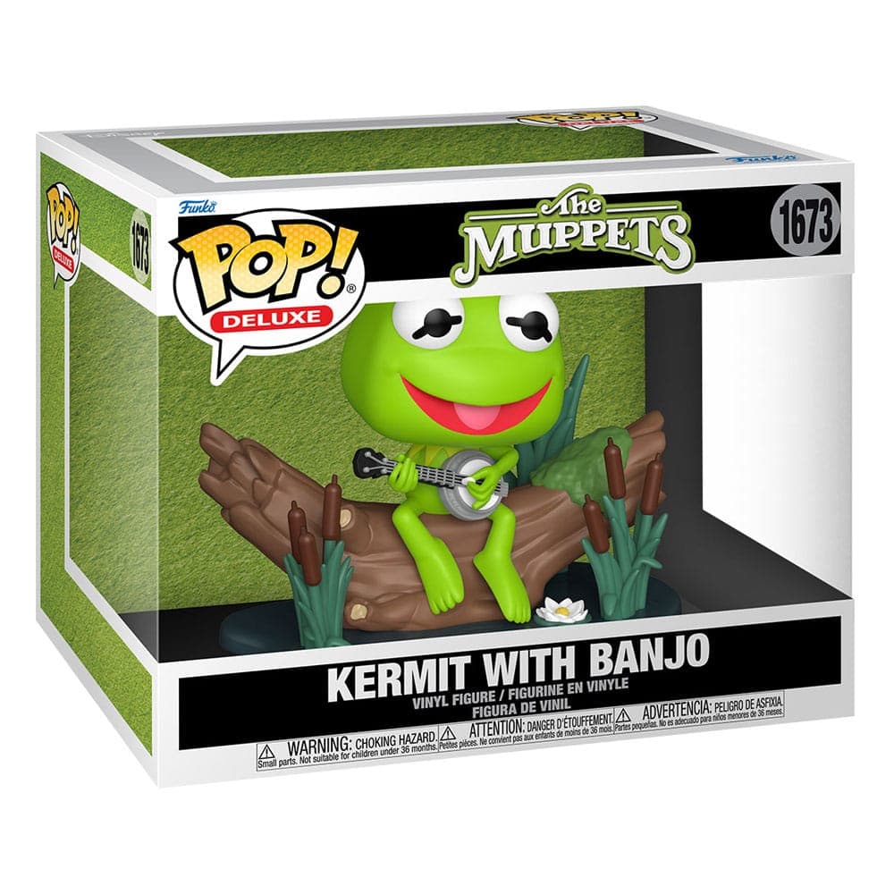 Muppets (The): Funko Pop! Deluxe - Kermit With Banjo (Vinyl Figure 1673)