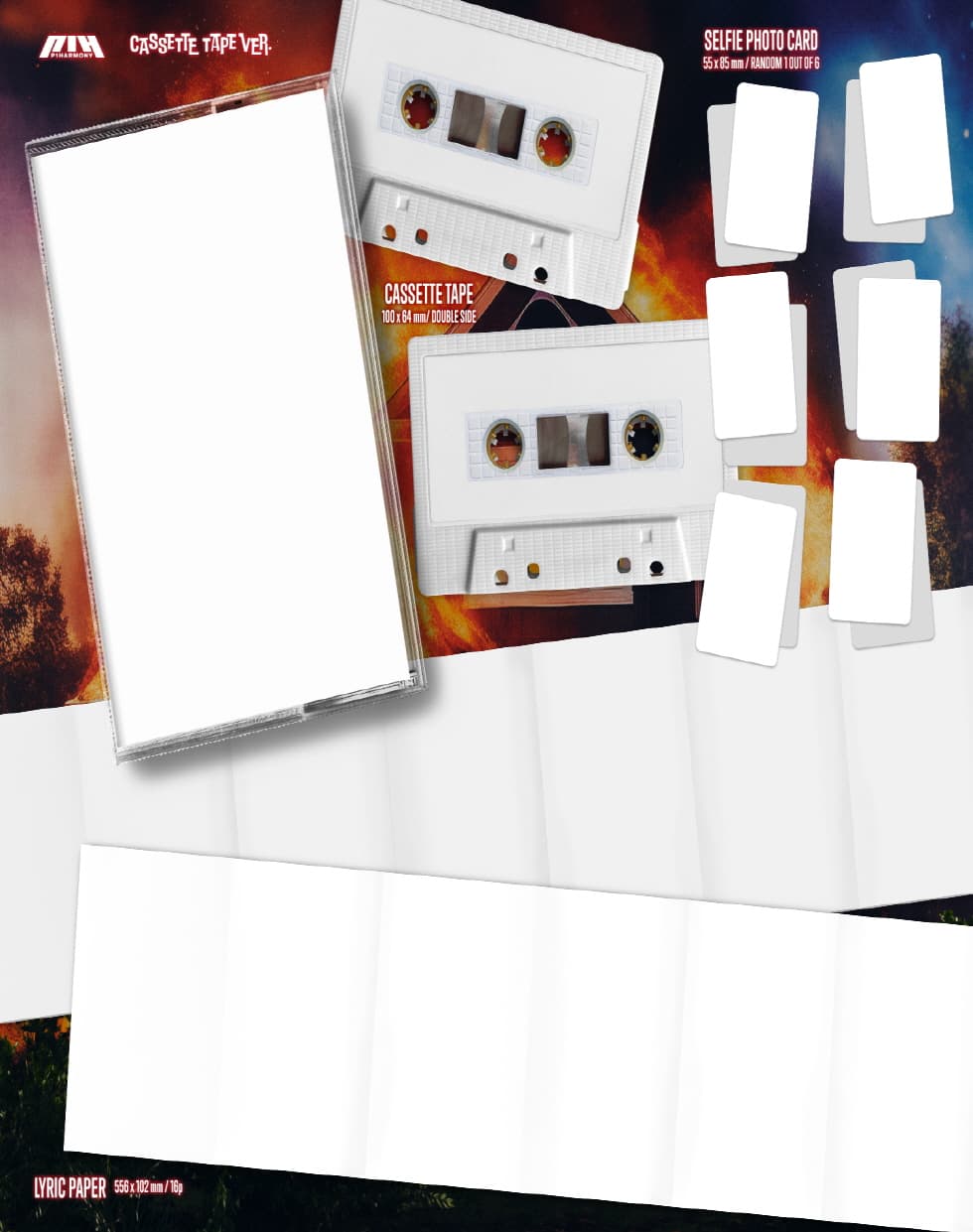 P1HARMONY 7TH MINI ALBUM [SAD SONG] (CASSETTE TAPE)
