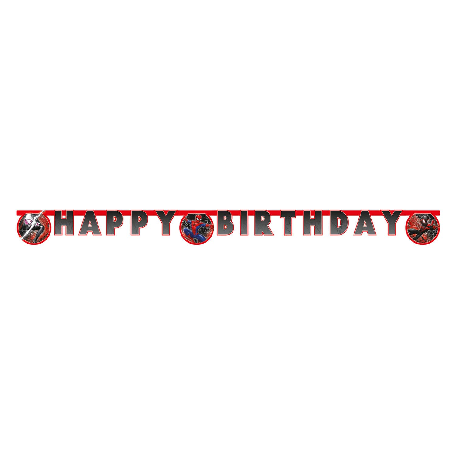 Marvel: Spider-Man - FSC ?Happy Birthday? Die-Cut Paper Banner 200cm