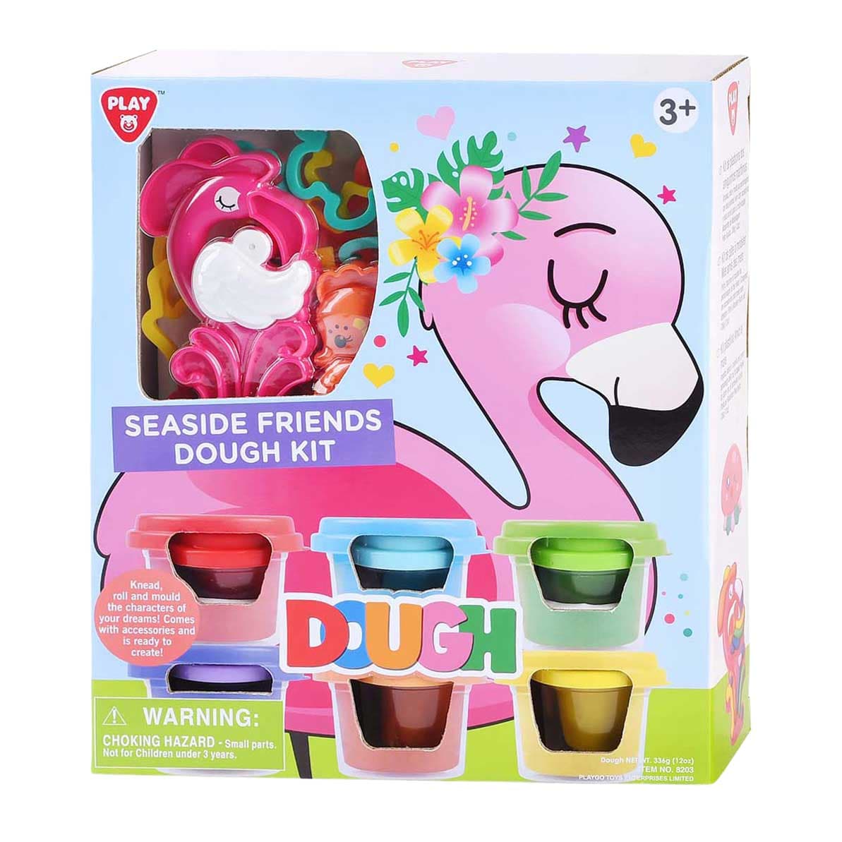 Playgo Kustdieren Kleiset - 6 Kleipotjes