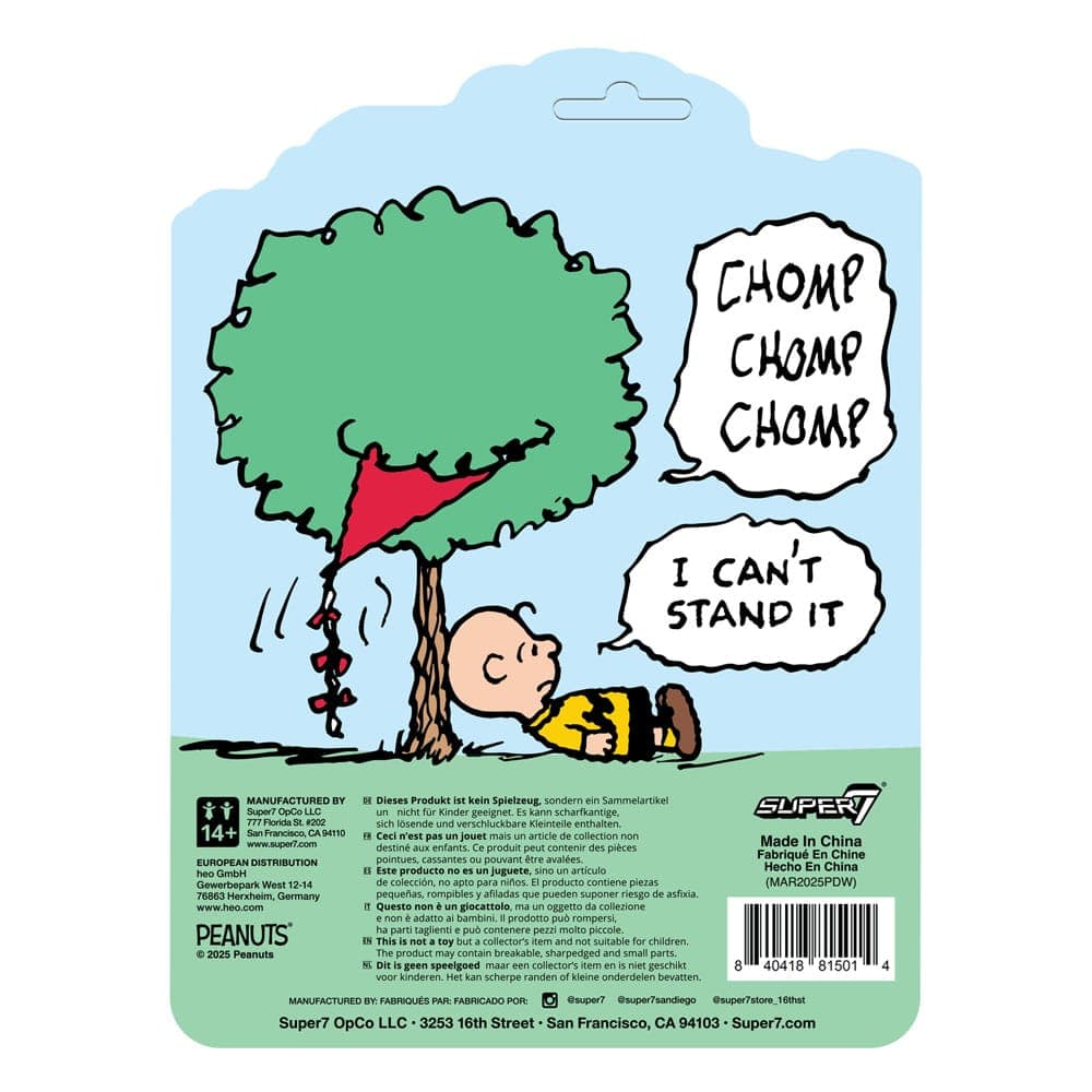 Peanuts: Super7 - Reaction Figures - Charlie Brown And The Kite-Eating Tree  (Comic Panel)
