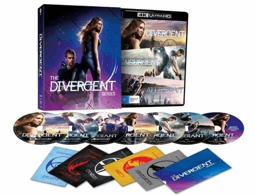 The Divergent Series (2014 - 2016) - 4k Uhd + Blu-ray Limited Edition 3d Lenticular Hardcase + Art Cards (Import)