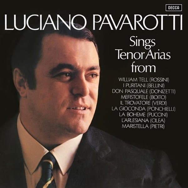 Luciano Pavarotti, Wiener Opernorchester, Nicola Rescigno - Tenor Arias From Italian Opera (LP) (Remastered)
