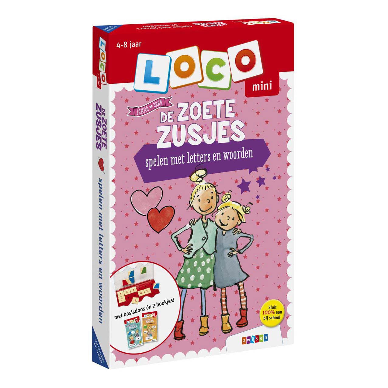 Loco mini De Zoete Zusjes spelen met letters en woorden 4-8 jaar