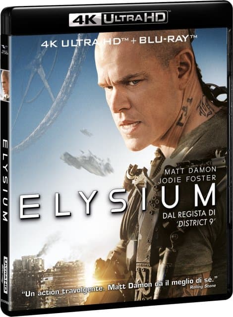 Elysium (4K Ultra Hd + Blu-Ray Hd)