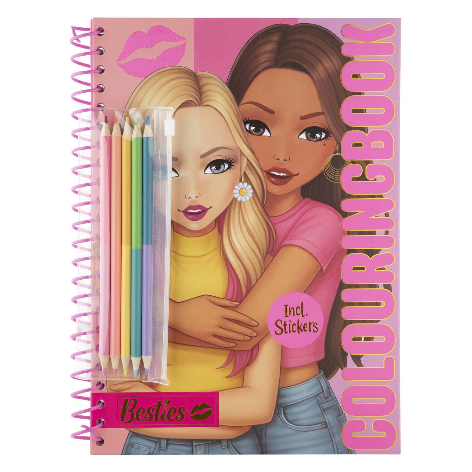 Besties Kleurboek Neon A4 - 30 Vellen