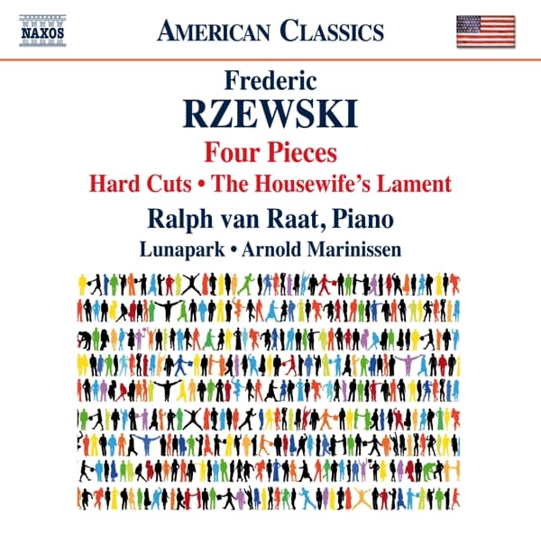 Ralph van Raat, Lunapark, Arnold Marinissen - Rzewski: Four Pieces | Hard Cuts | The Housewives' Lament (CD)