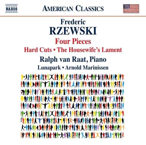 Ralph van Raat, Lunapark, Arnold Marinissen - Rzewski: Four Pieces | Hard Cuts | The Housewives' Lament (CD)