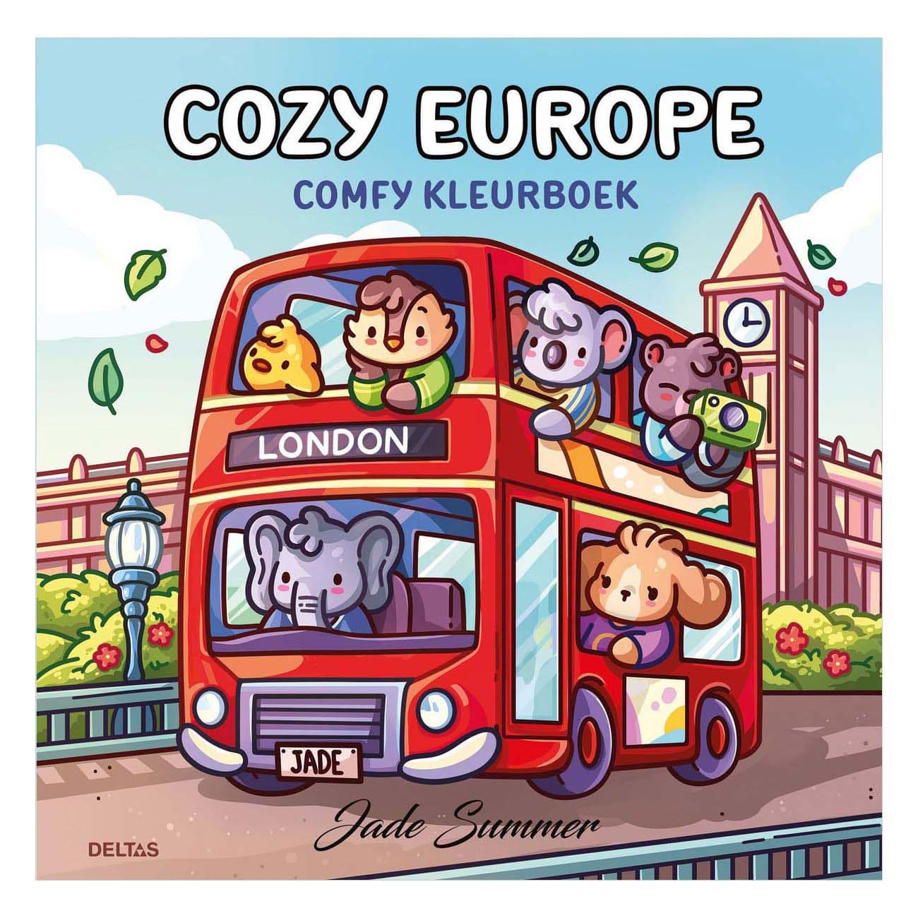 Cozy Europe - Comfy kleurboek Jade Summer