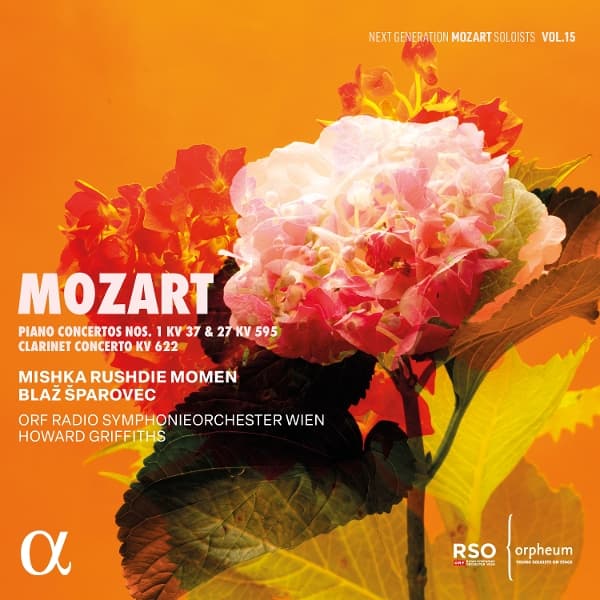 Mishka Rushdie Momen, Blaz Sparovec, ORF Radio Symphonieorchester Wien, Howard Griffiths - Mozart: Piano Concertos Nos. 1 Kv 37 & 27 Kv 595, Clarinet Concerto Kv 622 (CD)