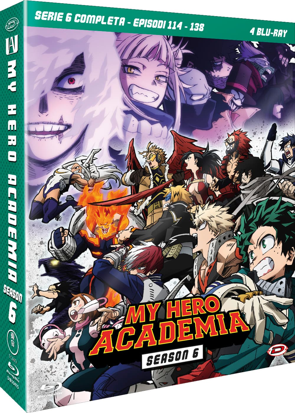 My Hero Academia - Stagione 06 The Complete Series (Eps. 114-138) (4 Blu-Ray) (Import)