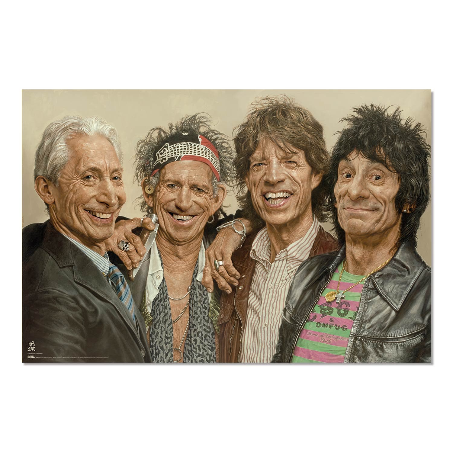 Sebastian Kruger: The Rolling Stones (Poster)
