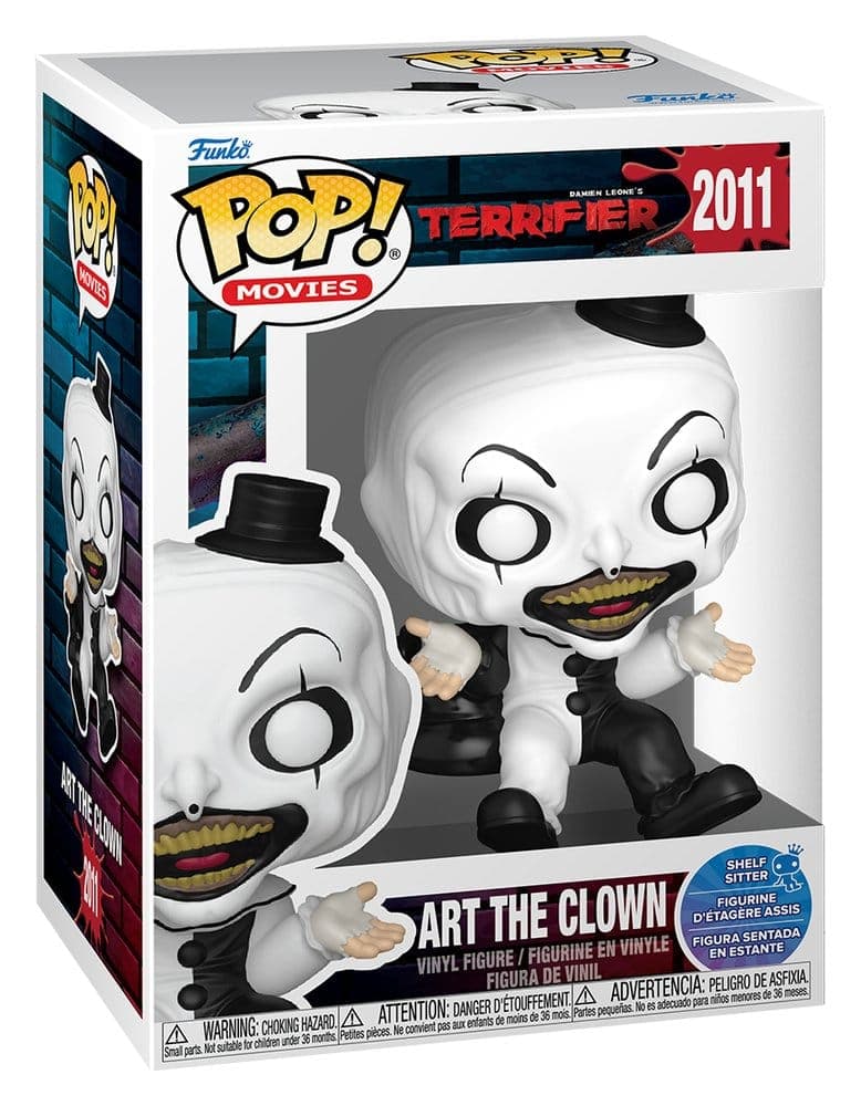 Terrifier: Funko Pop! Movies - Art The Clown (Sit) (Vinyl Figure 2011)