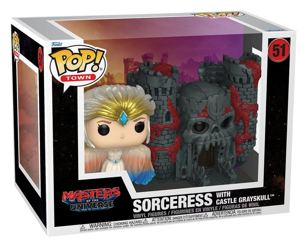 Masters Of The Universe: Funko Pop! Town - Sorceress With Castle Grayskull (Vinyl Figure 51)
