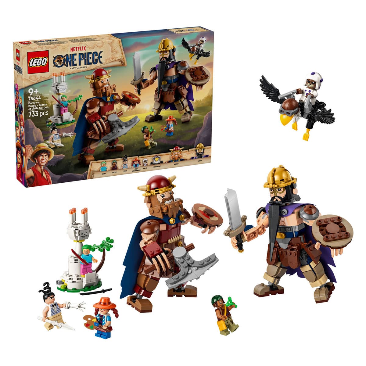 LEGO One Piece 75644 Dorry vs. Brogy  - Reuzen van Kleine Gaarde