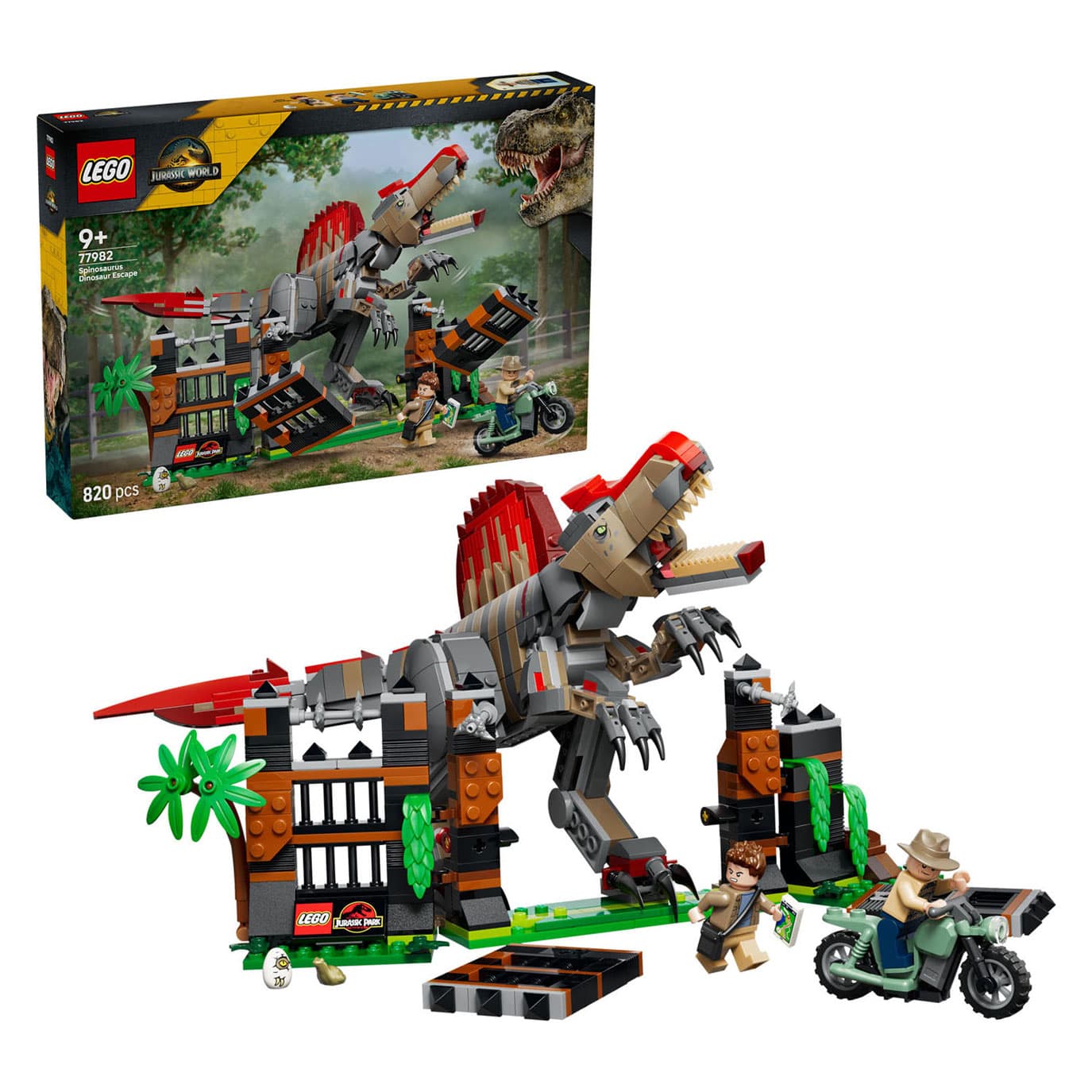 Lego 77982 Jurassic World Spinosaurus Ontsnapping