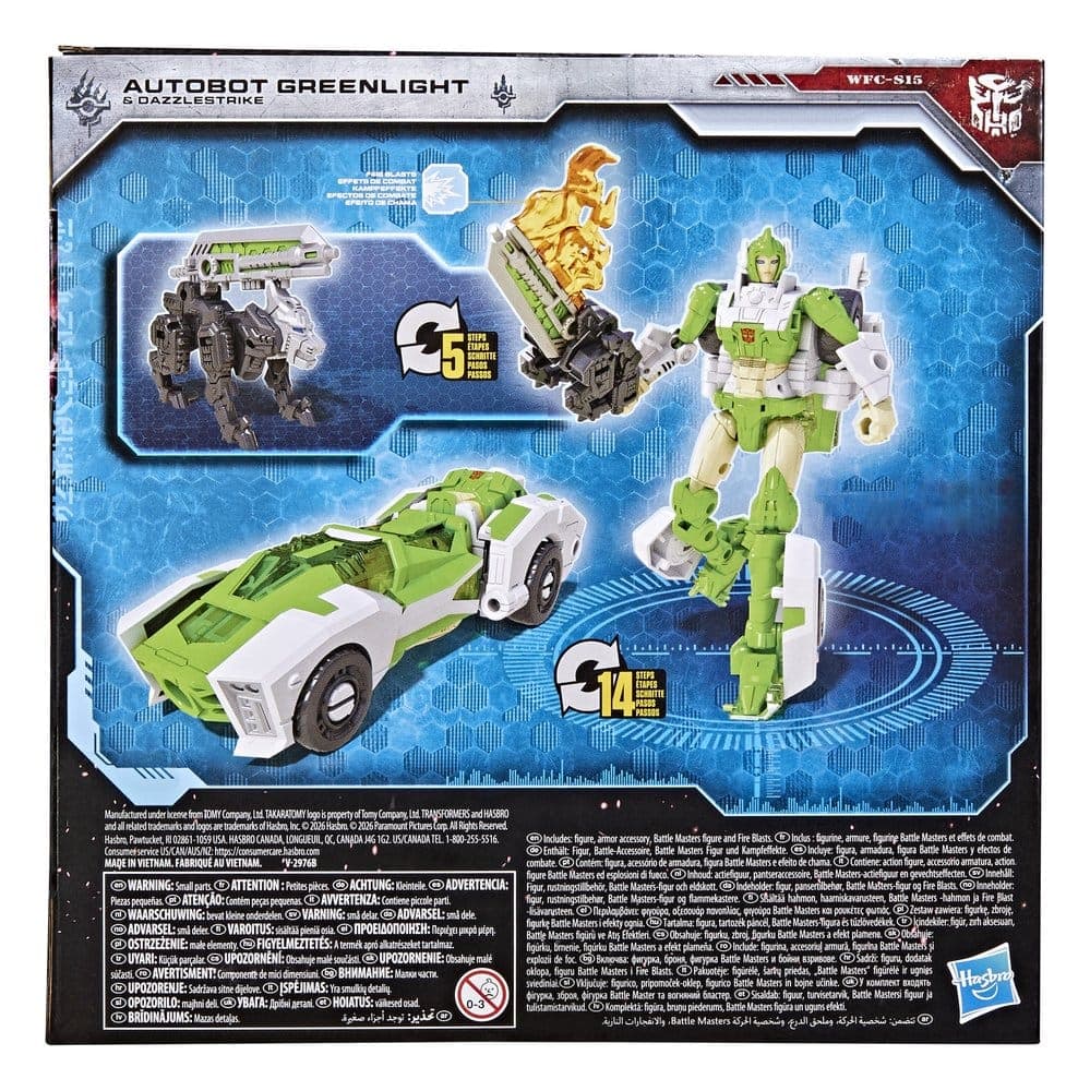 Transformers  Siege War For Cybertron Autobot Greenlight  Dazzlestrike Toys