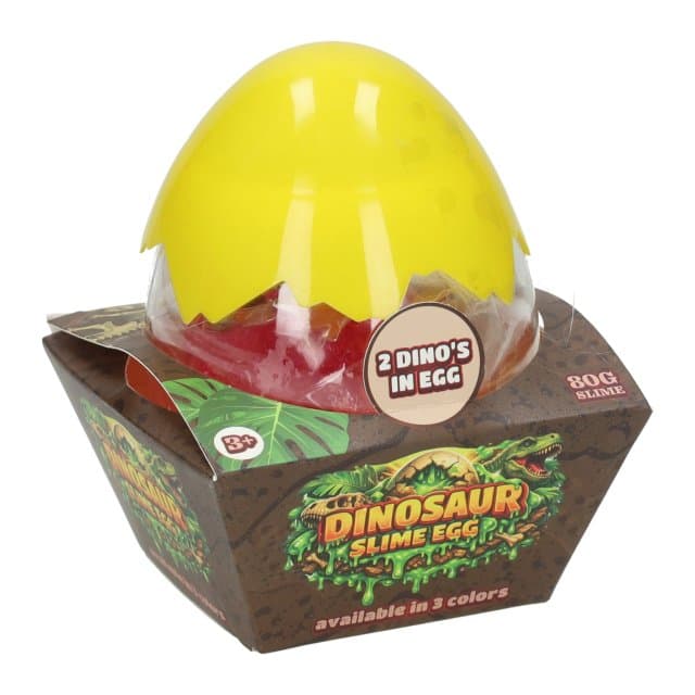 Dinoslijm in Ei met 2 Dino\'s