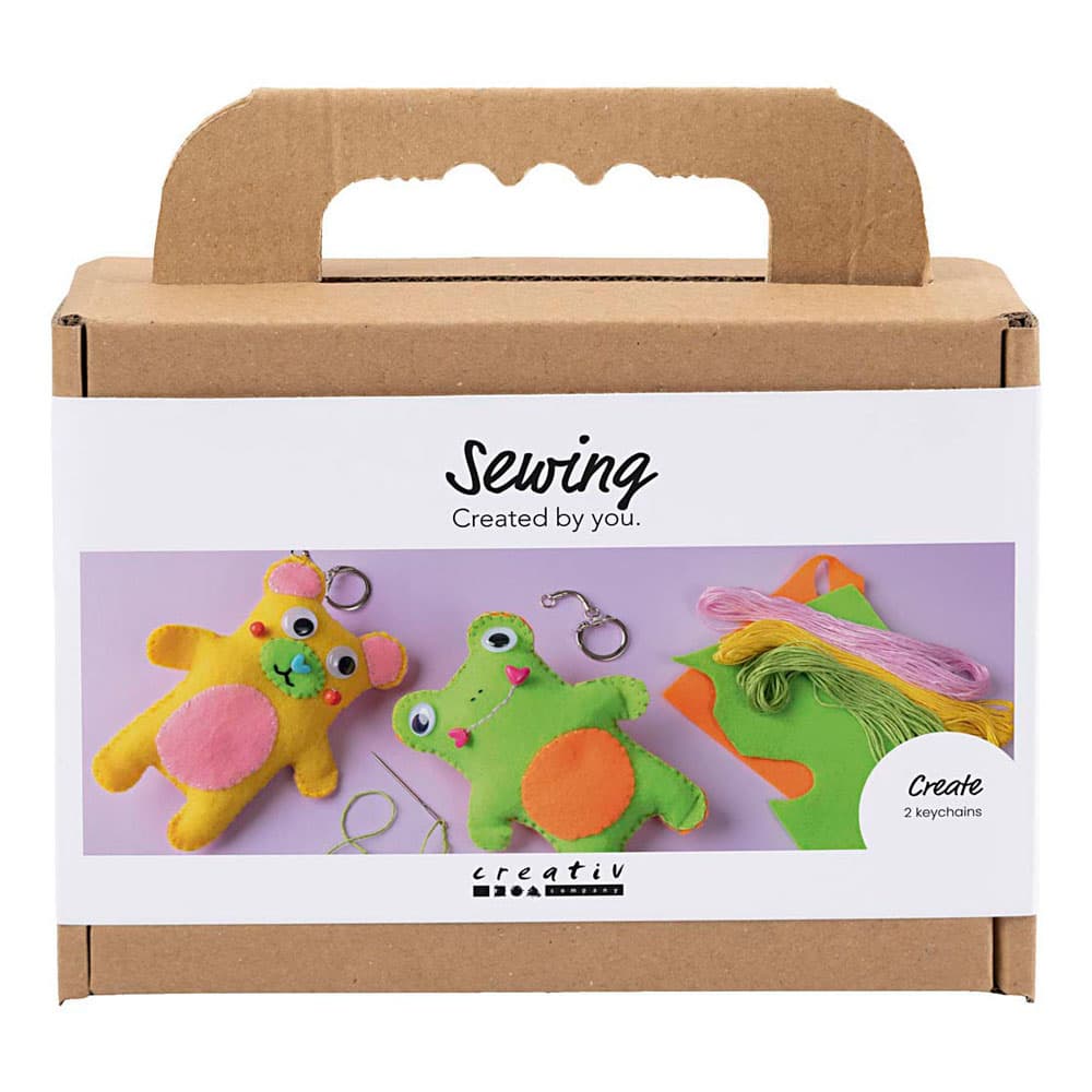Mini Hobbyset Naaien Kikker en Teddybeer