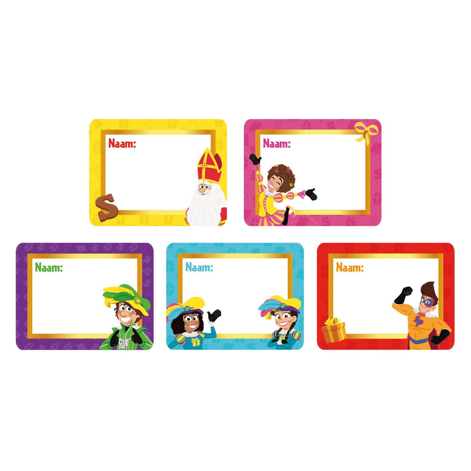 Club van Sinterklaas Stickers op Rol