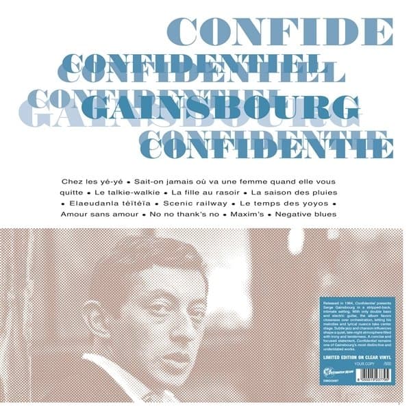 Serge Gainsbourg - Confidentiel (LP) (Coloured Vinyl)