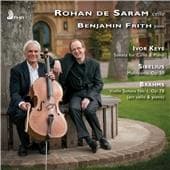 Rohan De Saram & Benjamin Frith - Keys, Sibelius, Brahms: Sonata For Cello & Piano: Malinconia, Op. 20: Violin Sonata No. 1, Op. 78 (CD)