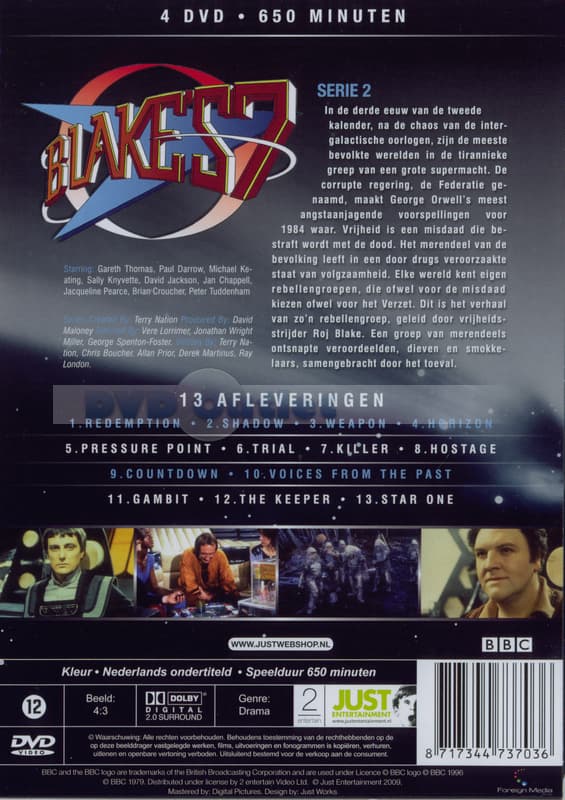 Blakes 7 - Seizoen 2 (DVD)