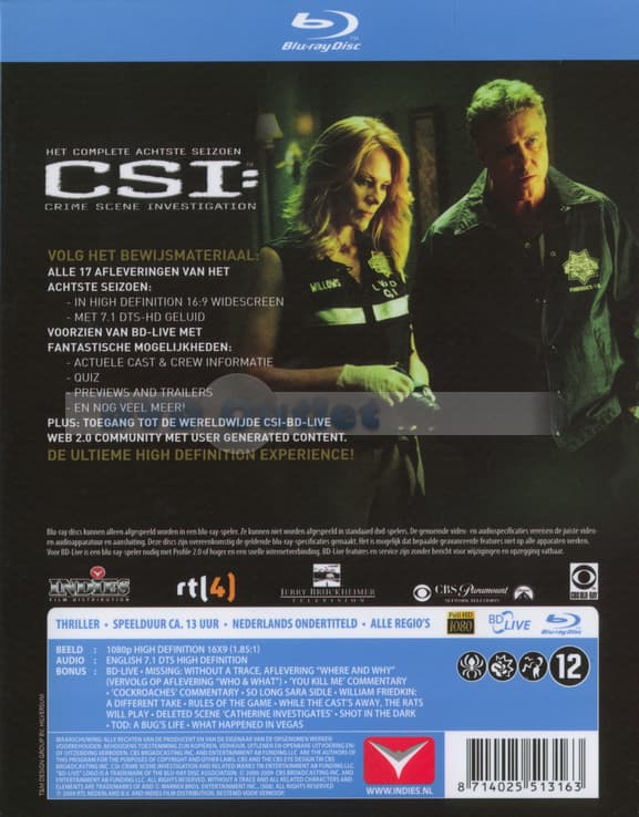 CSI - Seizoen 8 (Blu-ray)