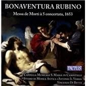 Cappella Musicale Santa Maria In Campitelli, Ensemble Vocale Dello Studio Di Musica Antica Antonio Il Verso, Vincenzo Di Betta - Rubino: Messa De Morti à 5 Concertata, 1653 (CD)