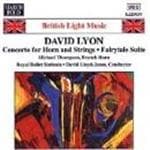 Royal Ballet Sinfonia, David Lloyd-Jones - Lyon: Concerto For Horn And String/Fairytale Suite (CD)