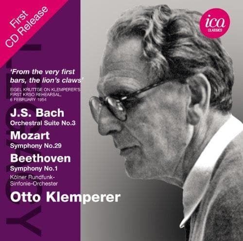 Otto Klemperer, WDR Sinfonieorchester Köln - J.S. Bach: Orchestral Suite No.3 - Mozart: Symphony No (CD)