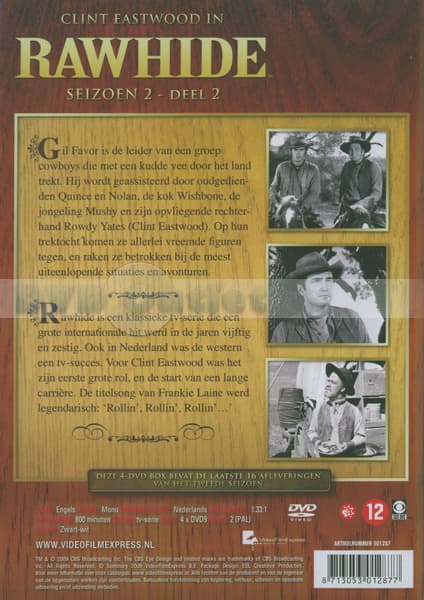 Rawhide - Seizoen 2 deel 2 (DVD)