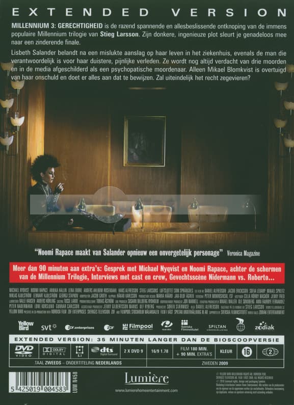 Millennium 3 - Gerechtigheid (DVD)