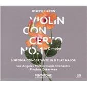 Pinchas Zukerman - Violin Concerto No. 1 In C major & Sinfonia Concertante In B flat major (SACD)