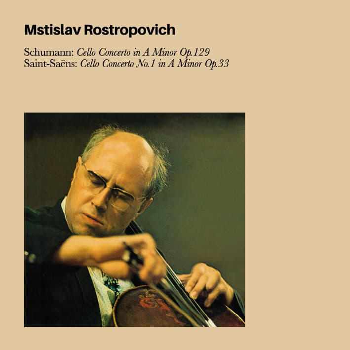 Mstislav Rostropovich - Schumann: Cello Concerto in A Minor Op. 129 | Saint-Saëns: Cello Concerto No. 1 in A Minor Op. 33 (CD) (Limited Edition) (Remastered)