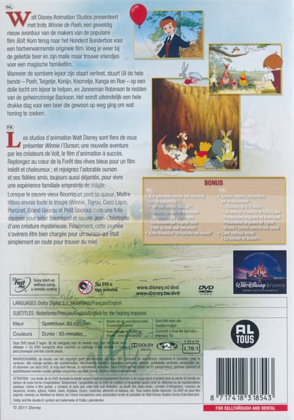 Winnie De Poeh (DVD)