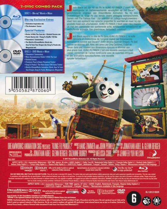 Kung fu panda 2 (Blu-ray)