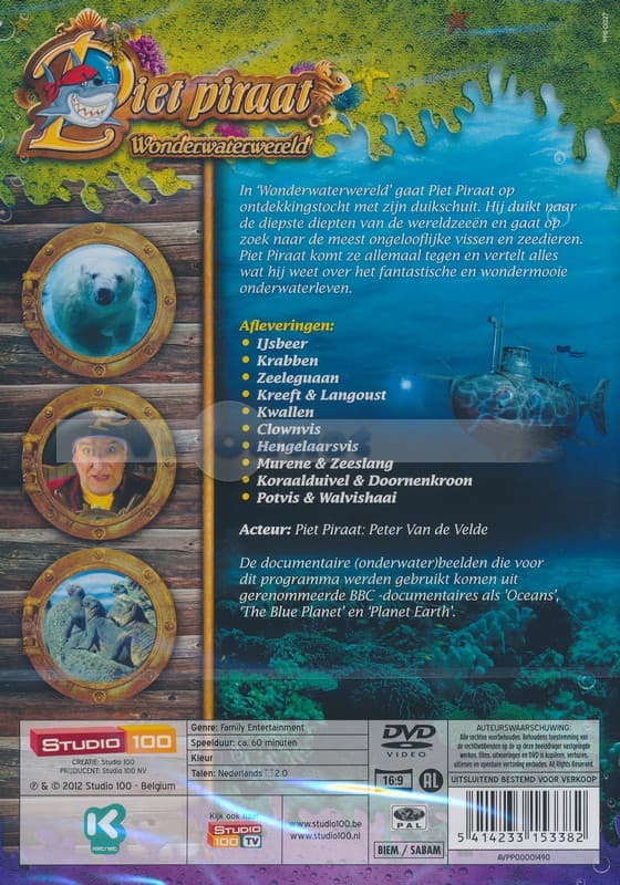 Piet Piraat - Wonderwaterwereld 2 (DVD)
