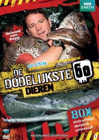 BBC Wildlife Kids - Dodelijkste 60 Dieren 1 - 3  (DVD)