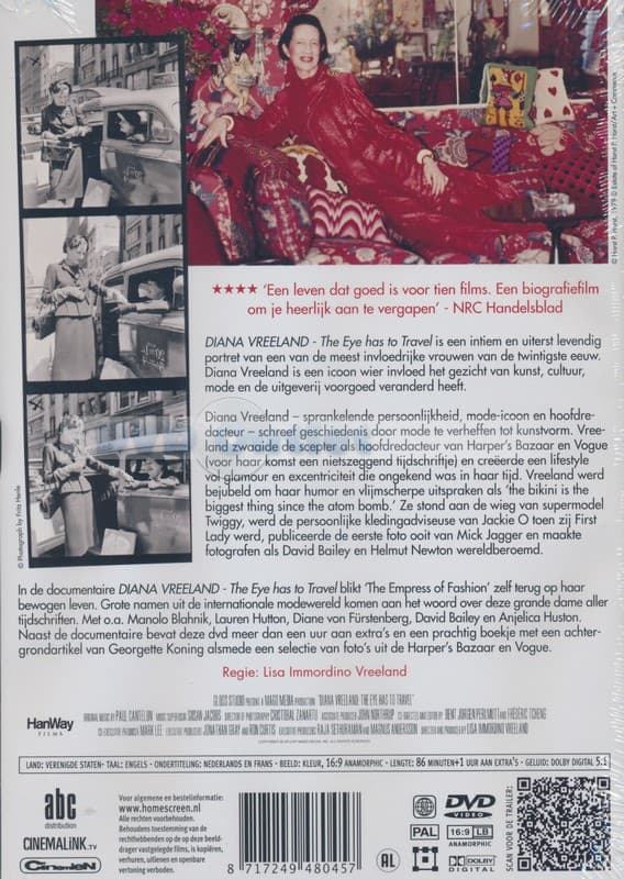 Diana Vreeland - The eye has to travel (DVD)