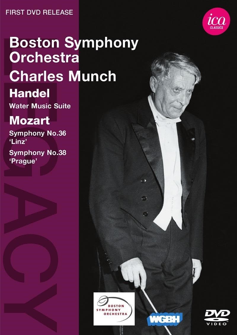 Boston Symphony Orchestra, Charles Munch - Handel: Water Music Suite | Mozart: Symphonies Nos. 36 & 38 (DVD)