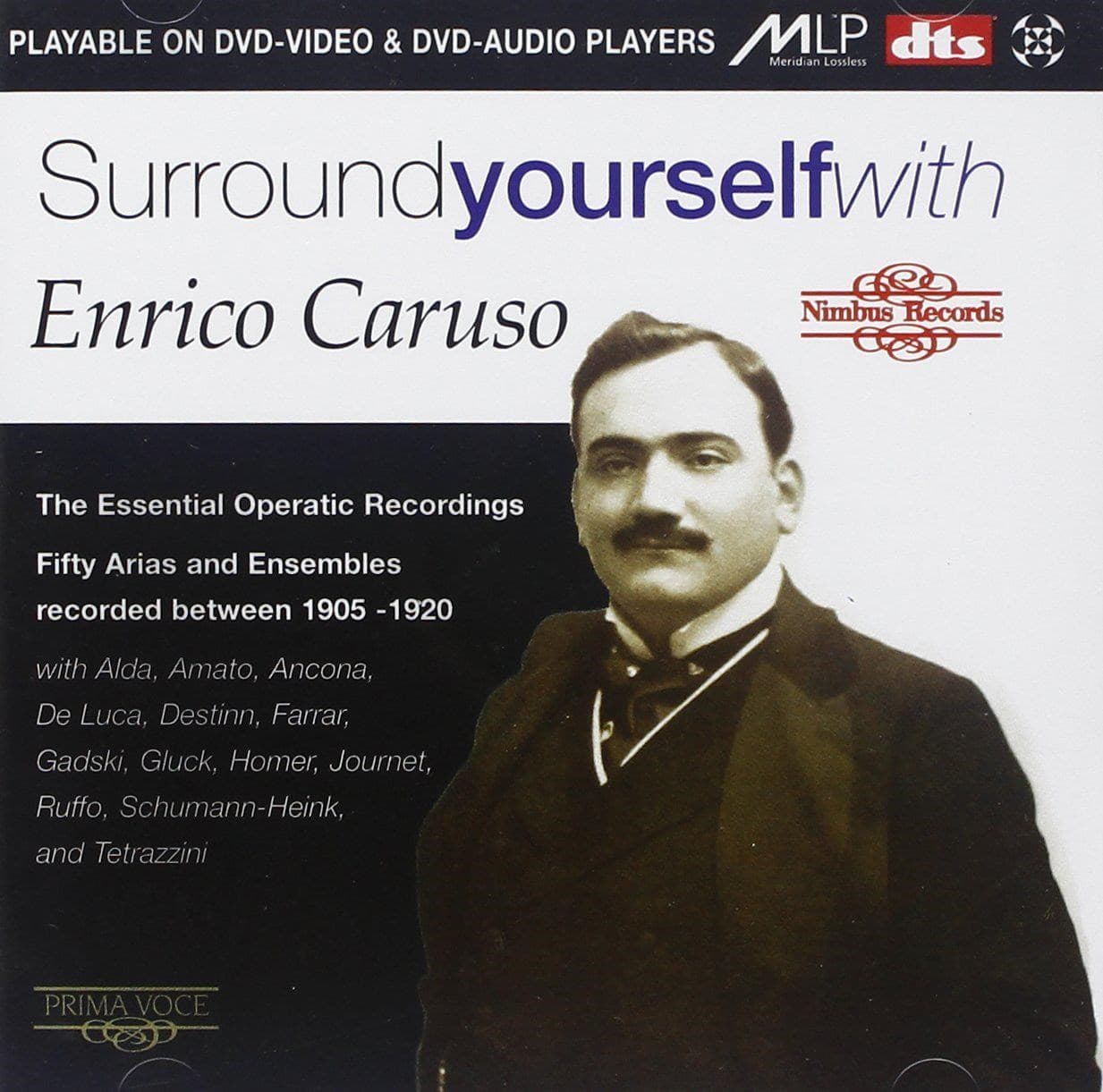 Enrico Caruso - Surround Yourself With Enrico Caruso - The Essential Opera Recordings (DVD Audio)