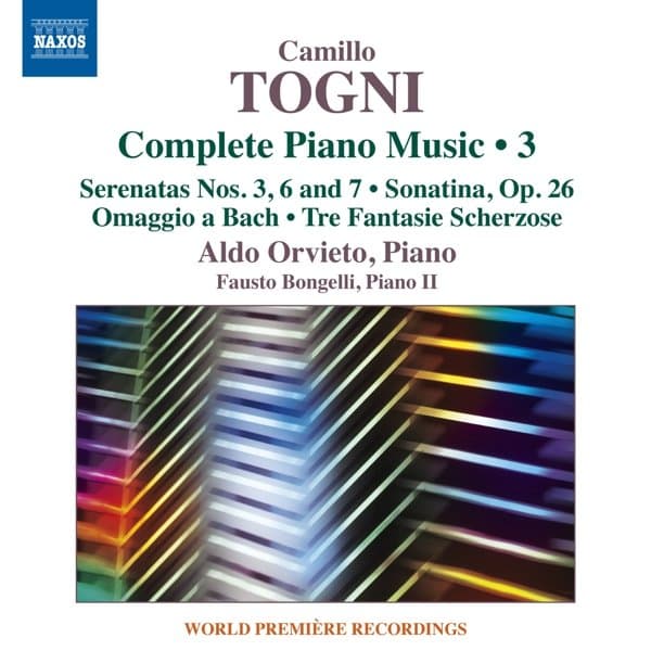 Aldo Orvieto & Fausto Bongelli - Togni: Complete Piano Music 3 (CD)