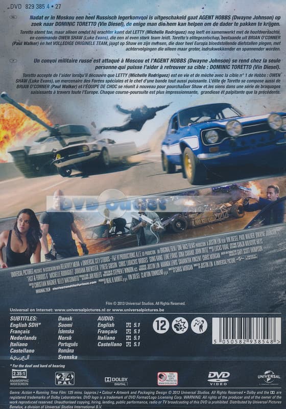 Fast & Furious 6 (DVD)