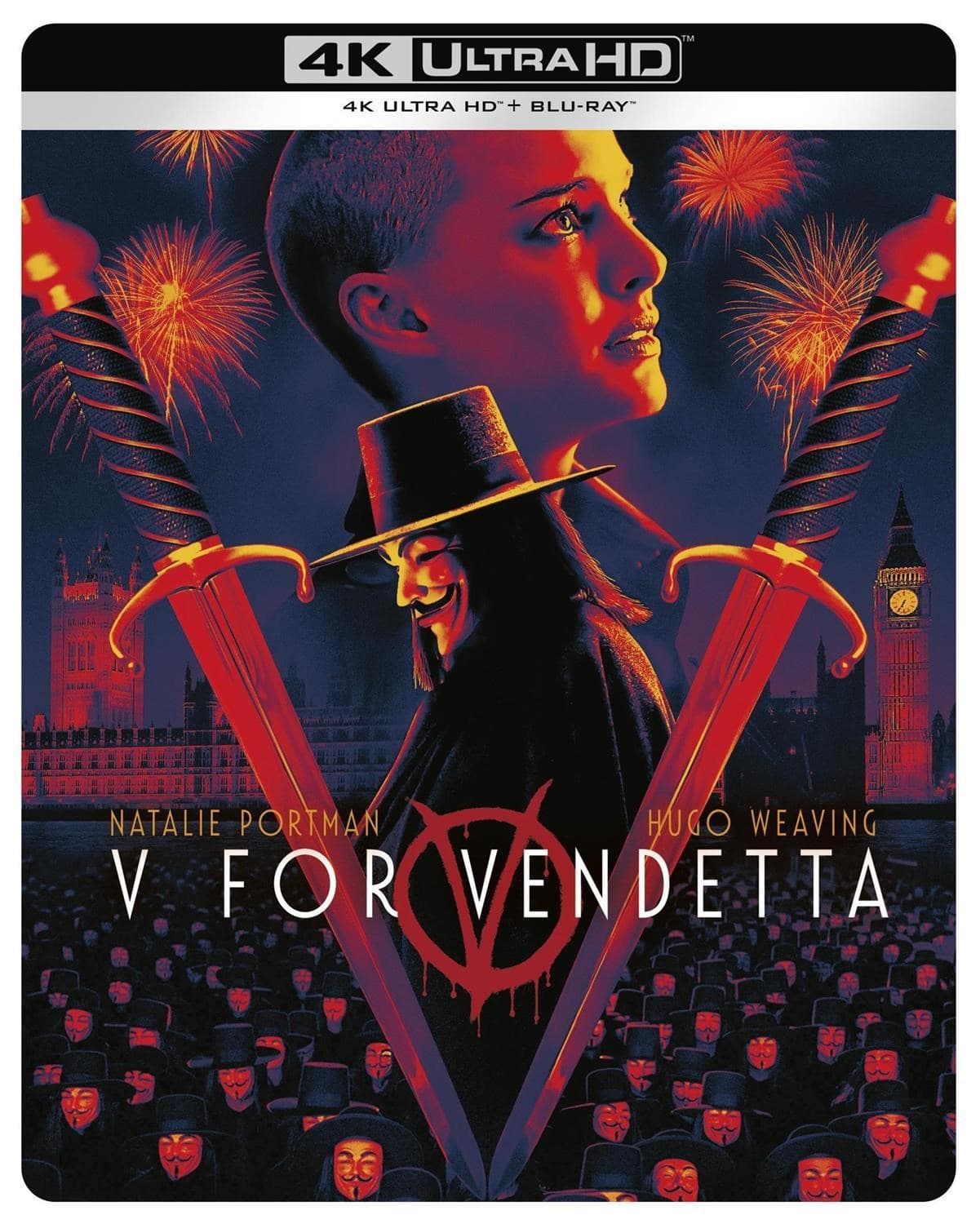V For Vendetta (4K Ultra HD Blu-ray) (Steelbook)