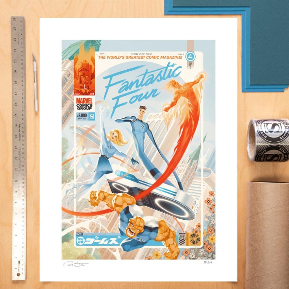 Marvel Fantastic Four #48 Art Print Marvel\'s First Family: The Fantastic Four! 61 x 41 cm - unframed
