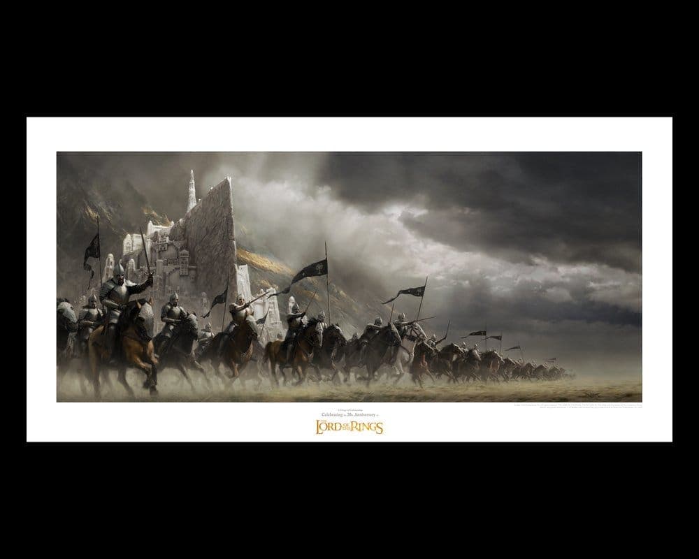 Lord of the Rings Art Print Faramir\'s Charge 59 x 30 cm