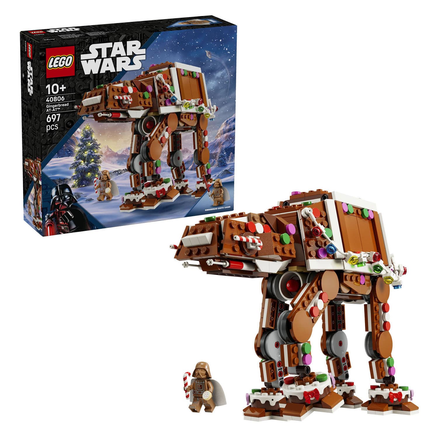 Lego: 40806 - Seasons And Occasions - Walker At-At Pan Di Zenzero